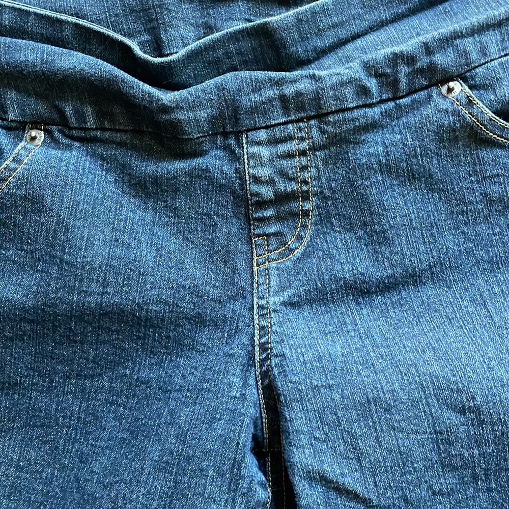 Women’s blue stresh pantsHUE - Picture 7 of 15